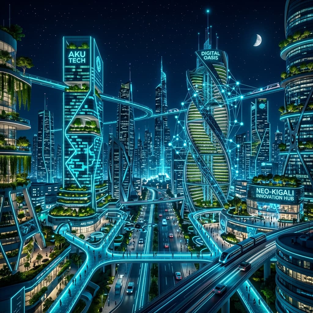 Futuristic African Cityscape
